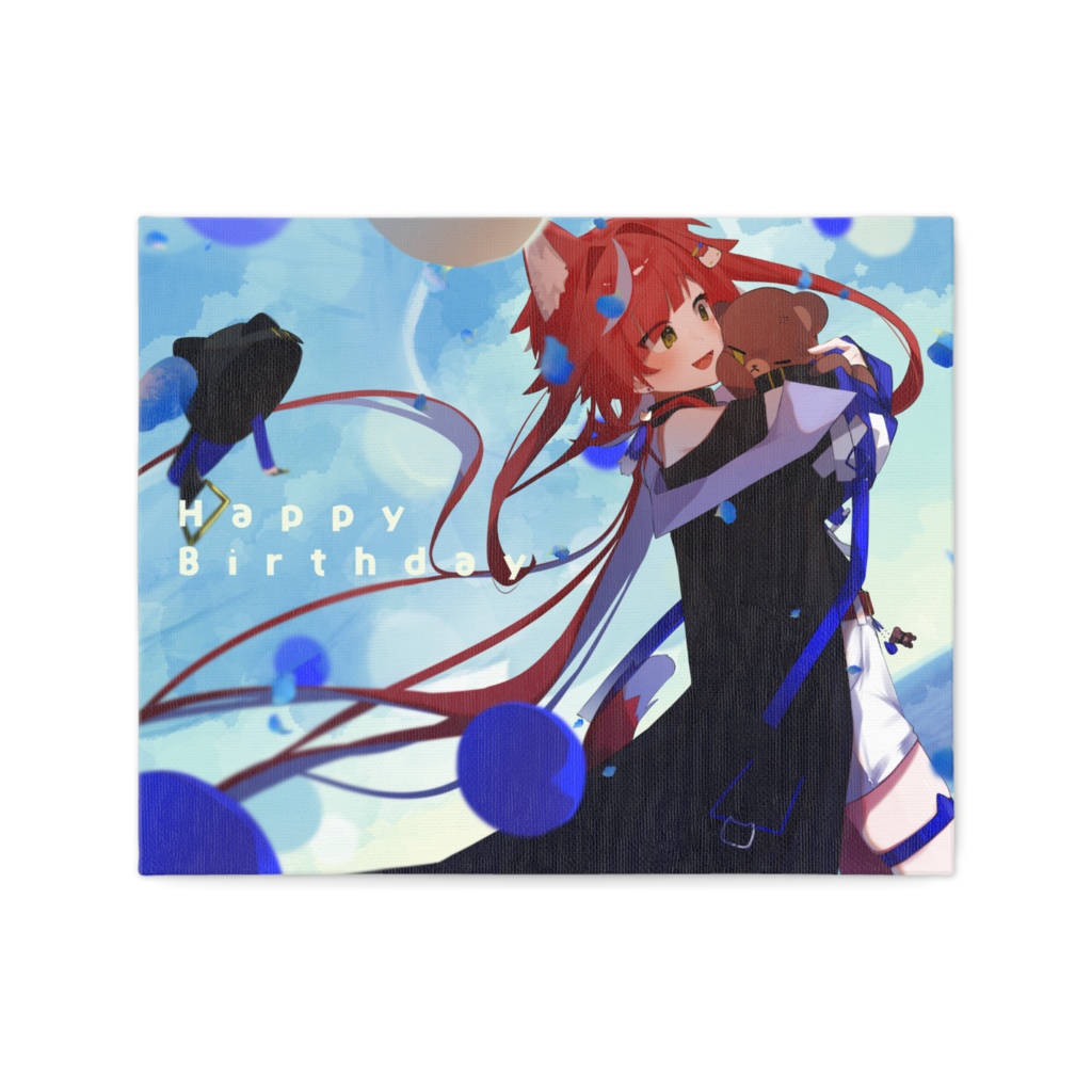 【🎉Birthday2026グッズ】誕生日イラストキャンバス