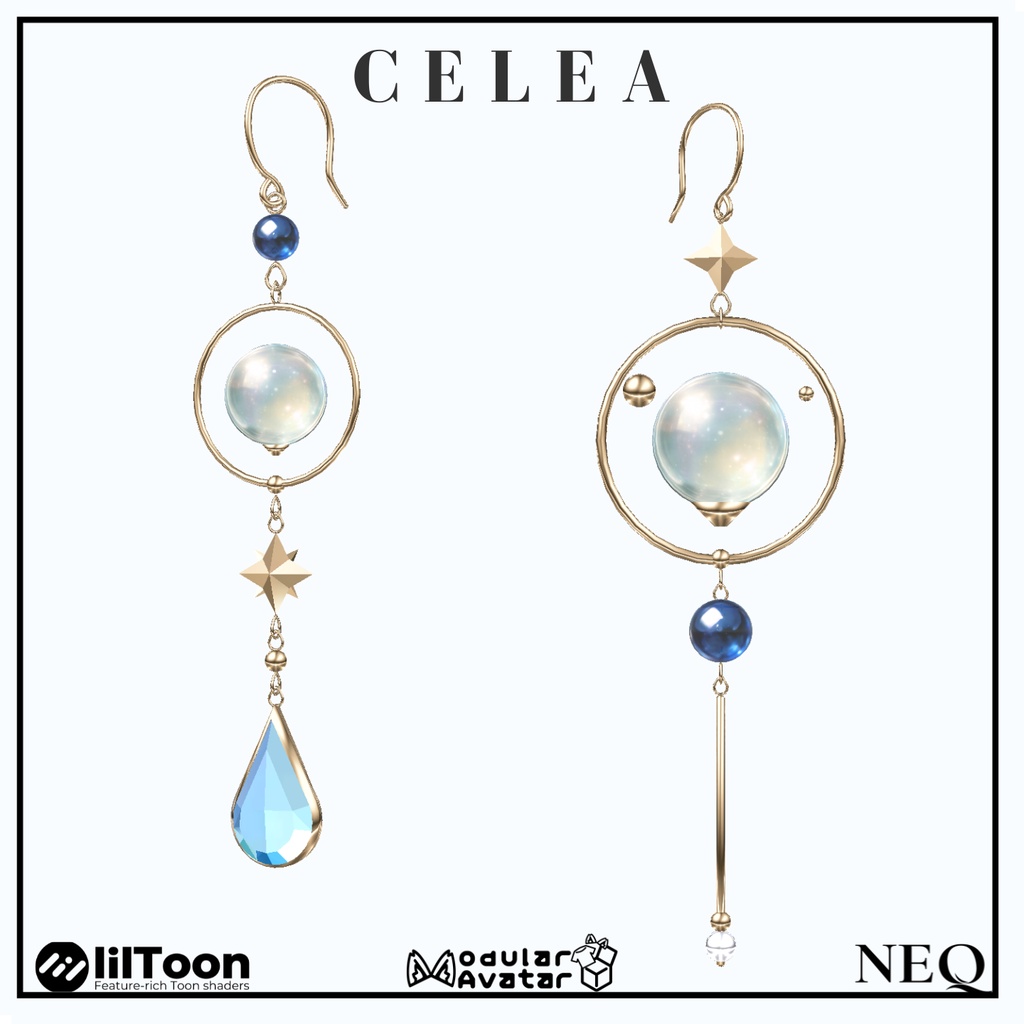 【イヤリング】CELEA【全アバター】