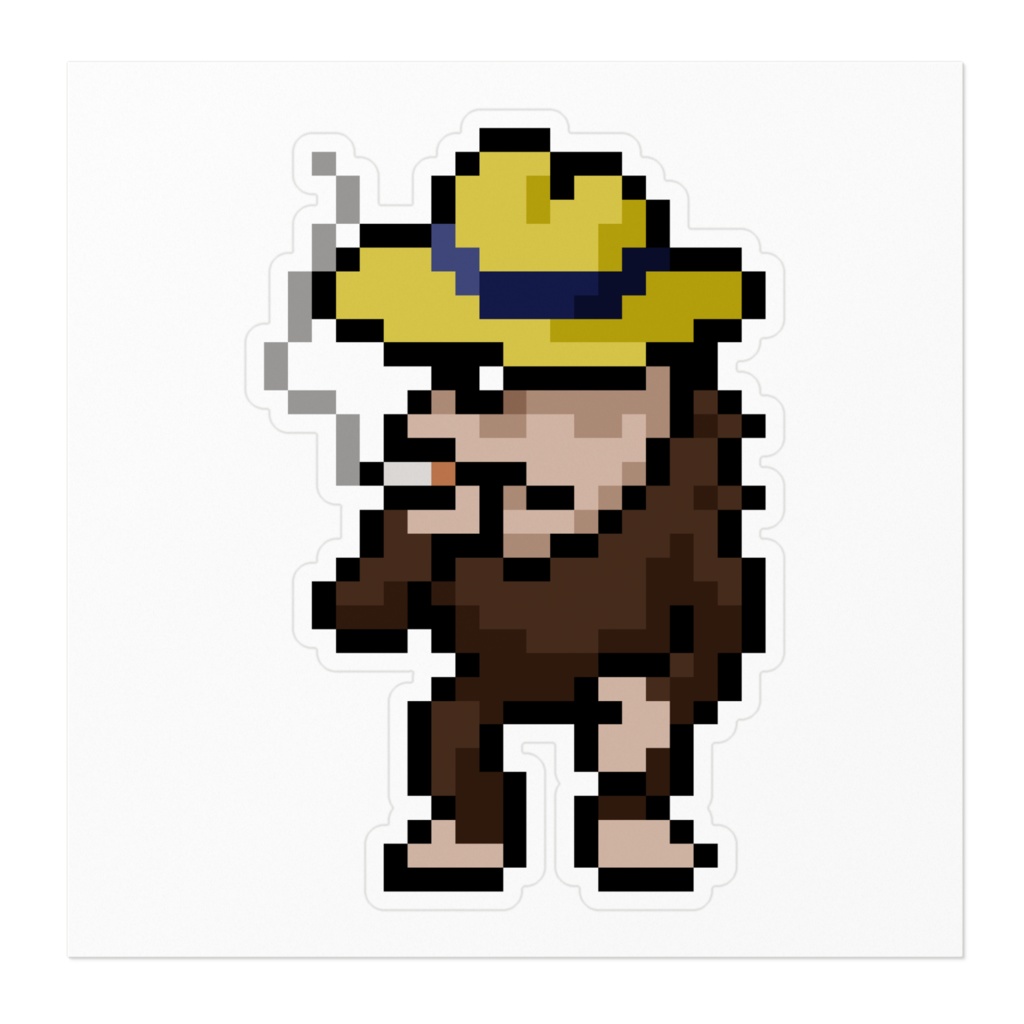 きいぼうドットステッカー