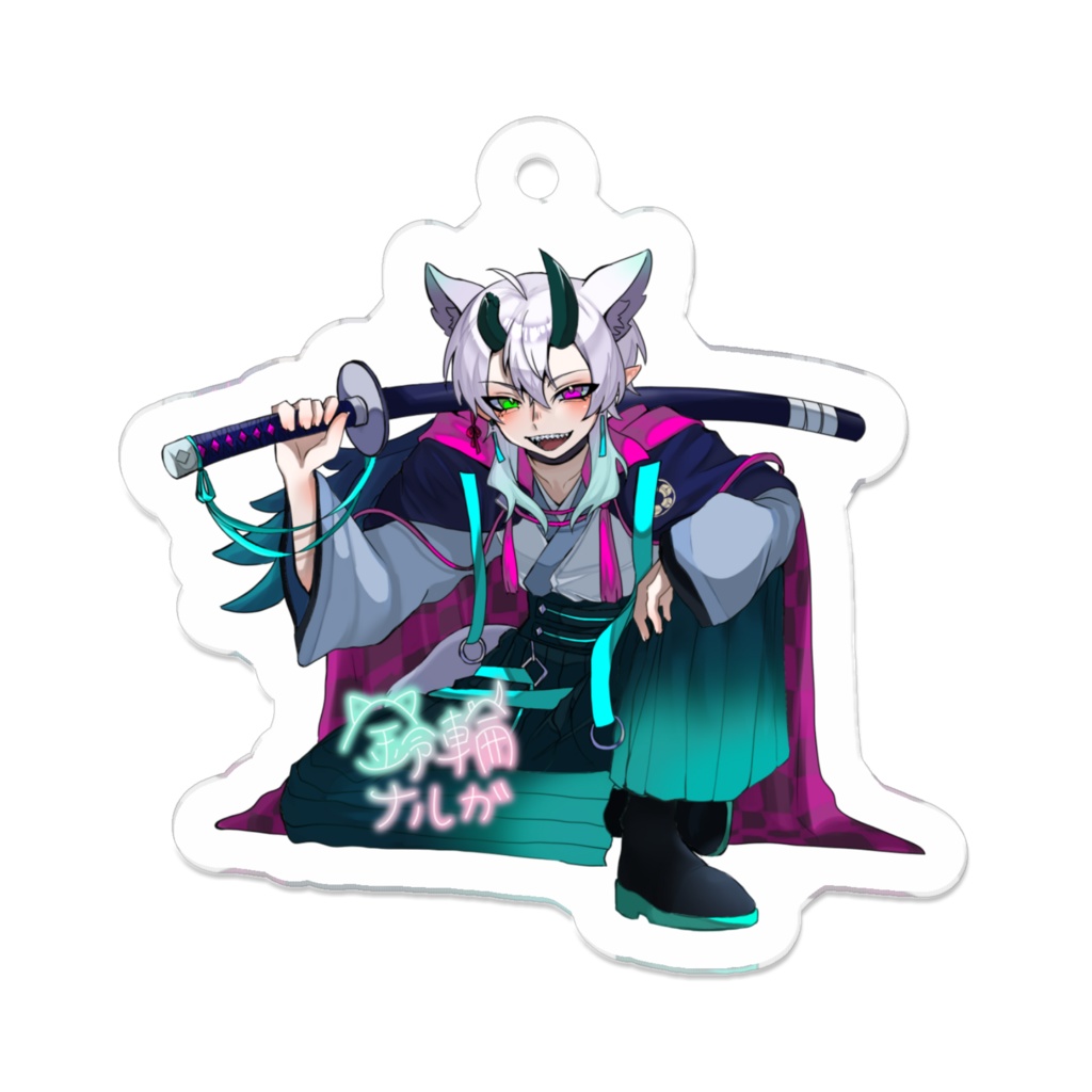 鈴輪ナルガ一枚絵アクキー