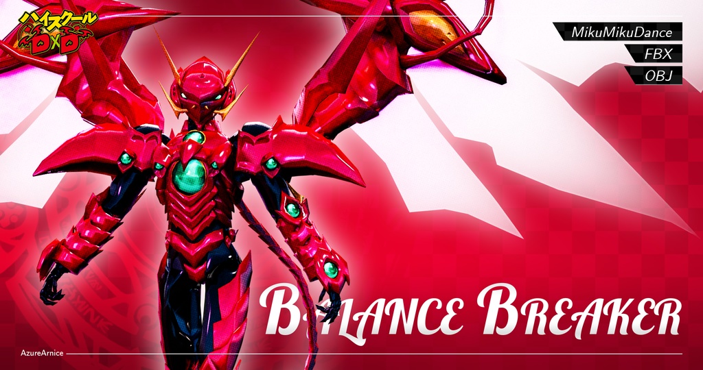 Highschool DxD - Issei Balance Breaker MMD Model