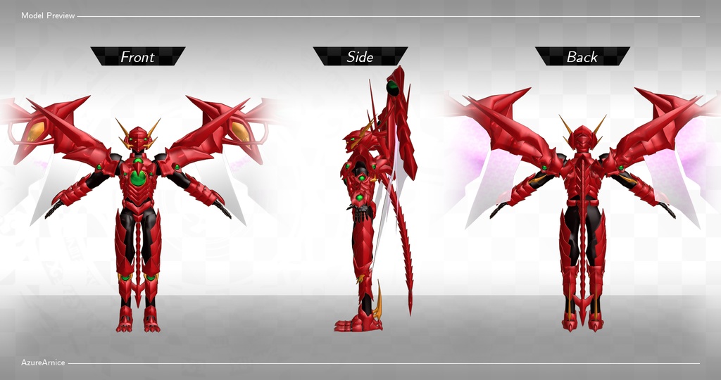 Highschool DxD - Issei Balance Breaker MMD Model