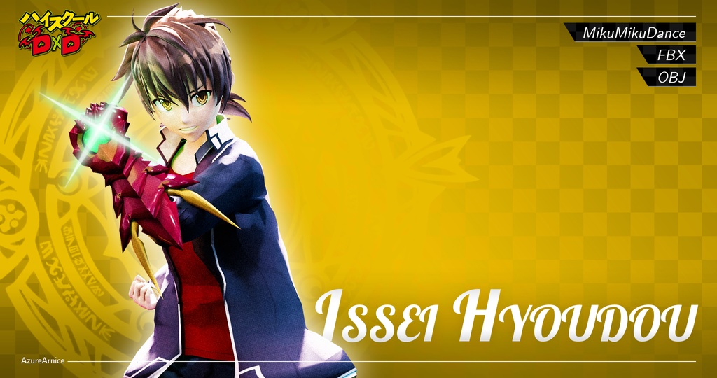 Highschool DxD - Issei Hyoudou MMD Model