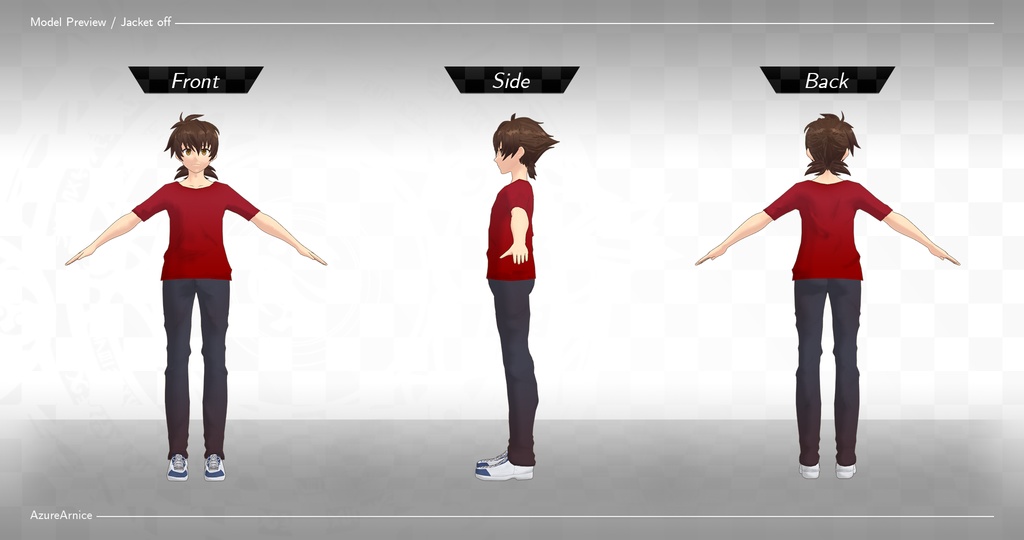 Highschool DxD - Issei Hyoudou MMD Model