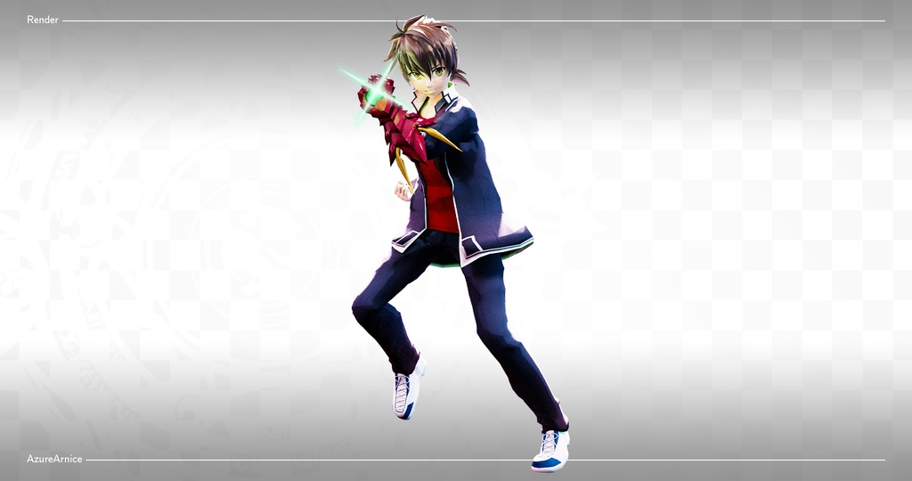 Highschool DxD - Issei Hyoudou MMD Model