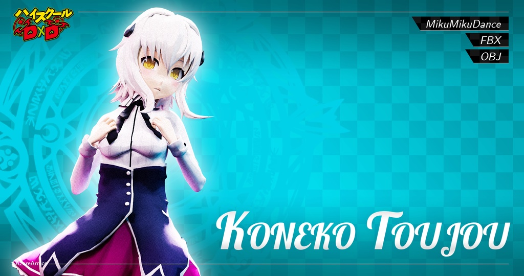 Highschool DxD - Koneko Toujou MMD Model
