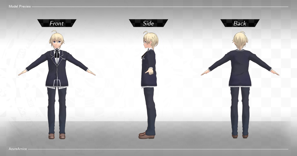 Highschool DxD - Yuuto Kiba MMD Model