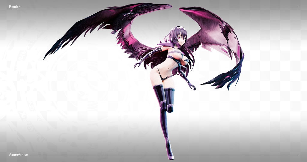 Highschool DxD - Raynare MMD Model