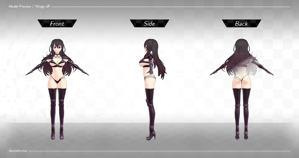 Highschool DxD - Raynare MMD Model