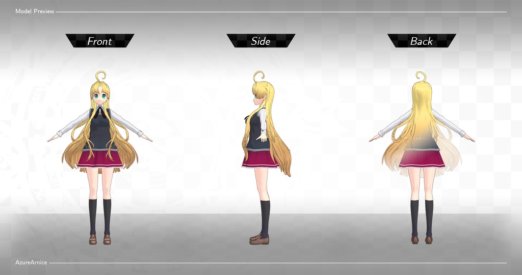 Highschool DxD - Asia Argento MMD Model