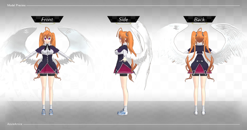 Highschool DxD - Irina Shidou MMD Model