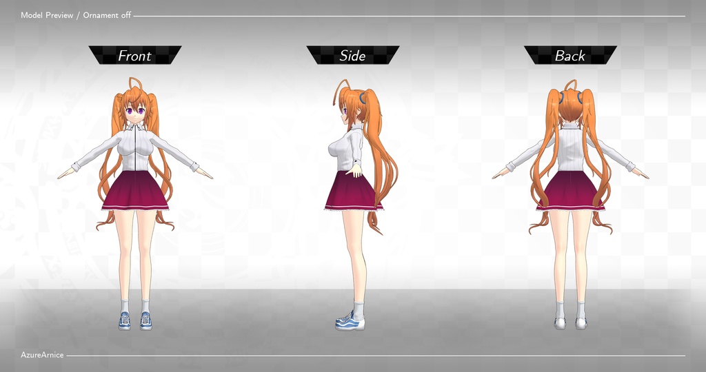 Highschool DxD - Irina Shidou MMD Model