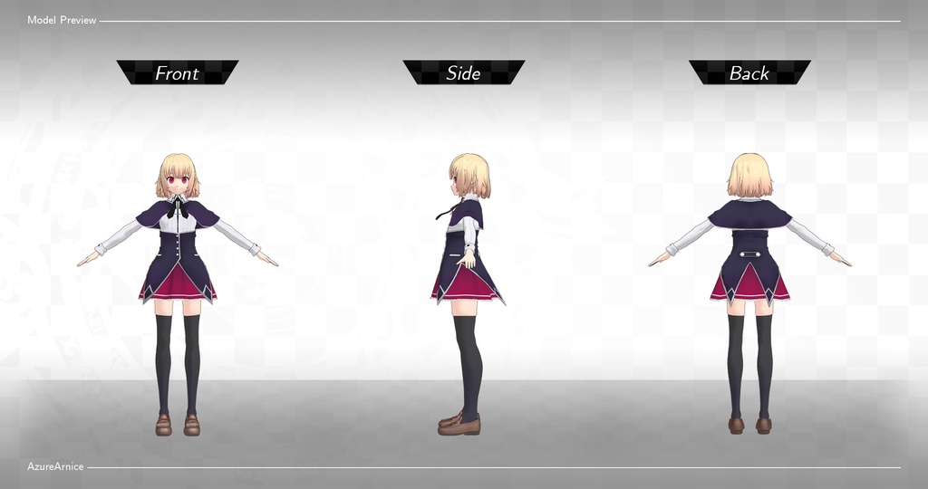 Highschool DxD - Gasper Vladi MMD Model