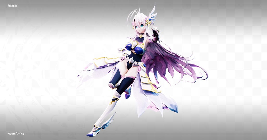 Highschool DxD - Rossweisse MMD Model