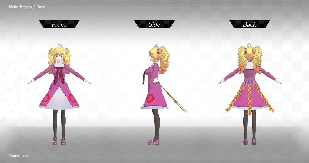 Highschool DxD - Ravel Phenex MMD Model