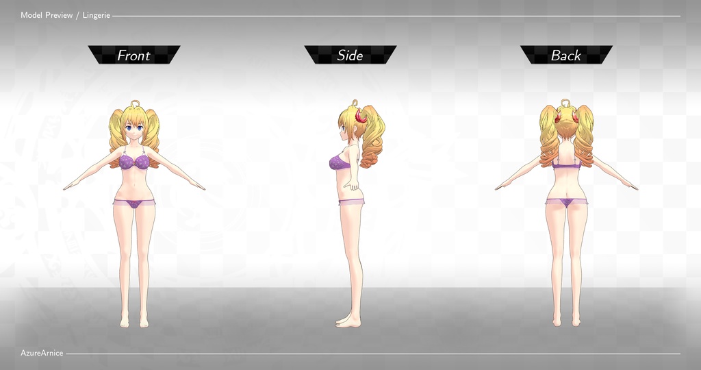 Highschool DxD - Ravel Phenex MMD Model