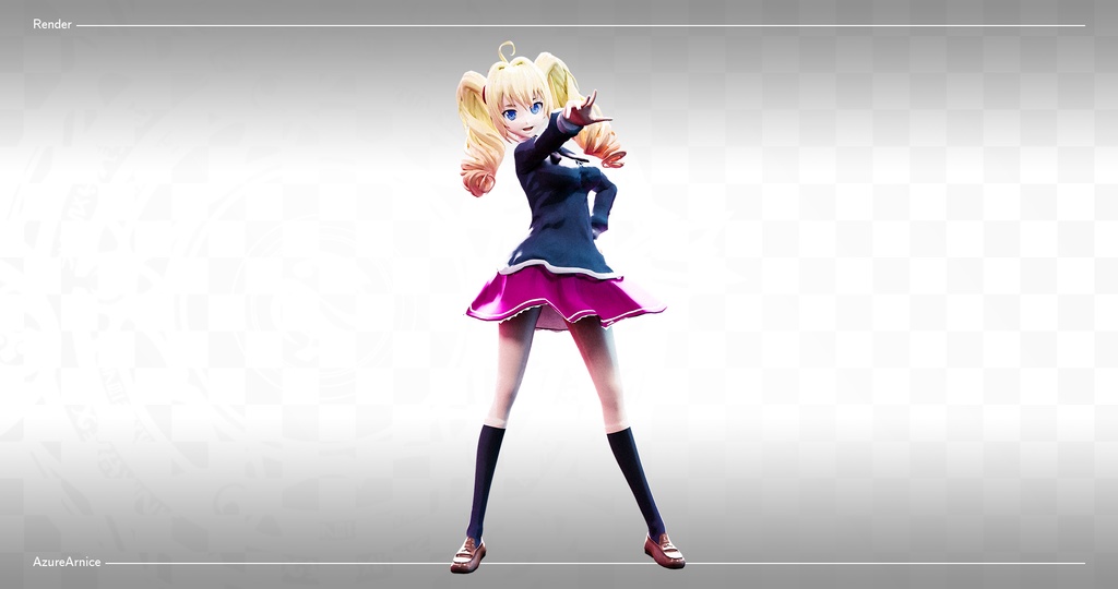 Highschool DxD - Ravel Phenex MMD Model