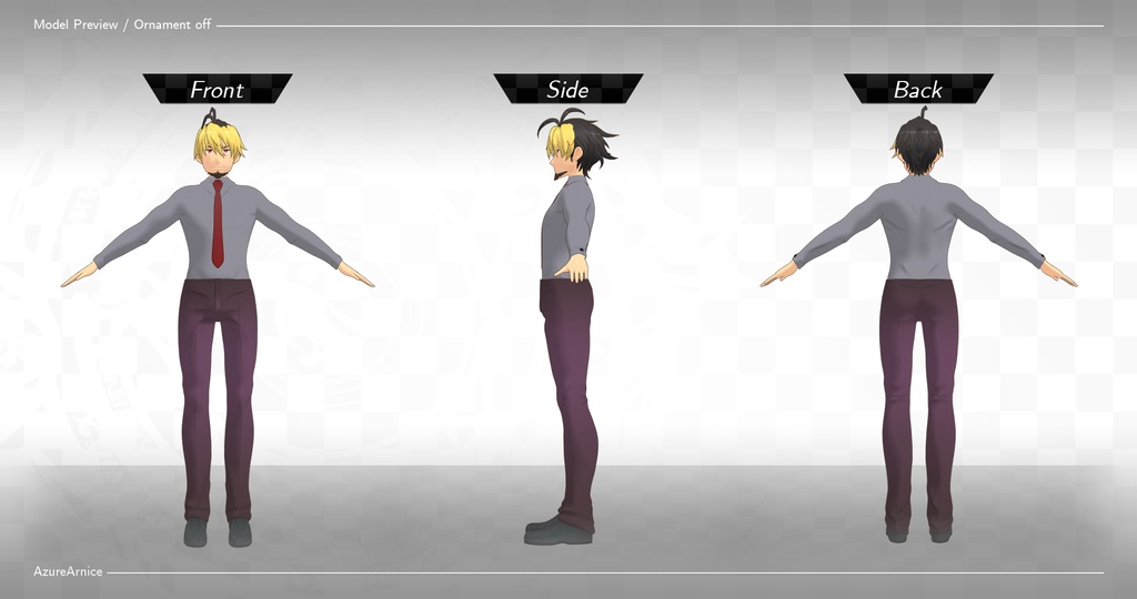 Highschool DxD - Azazel MMD Model