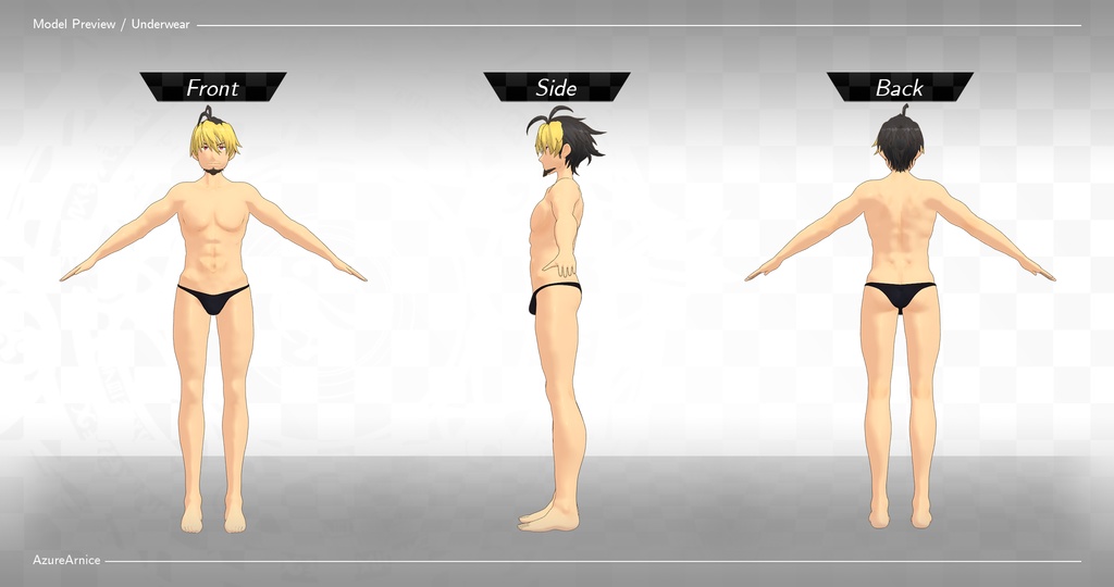 Highschool DxD - Azazel MMD Model