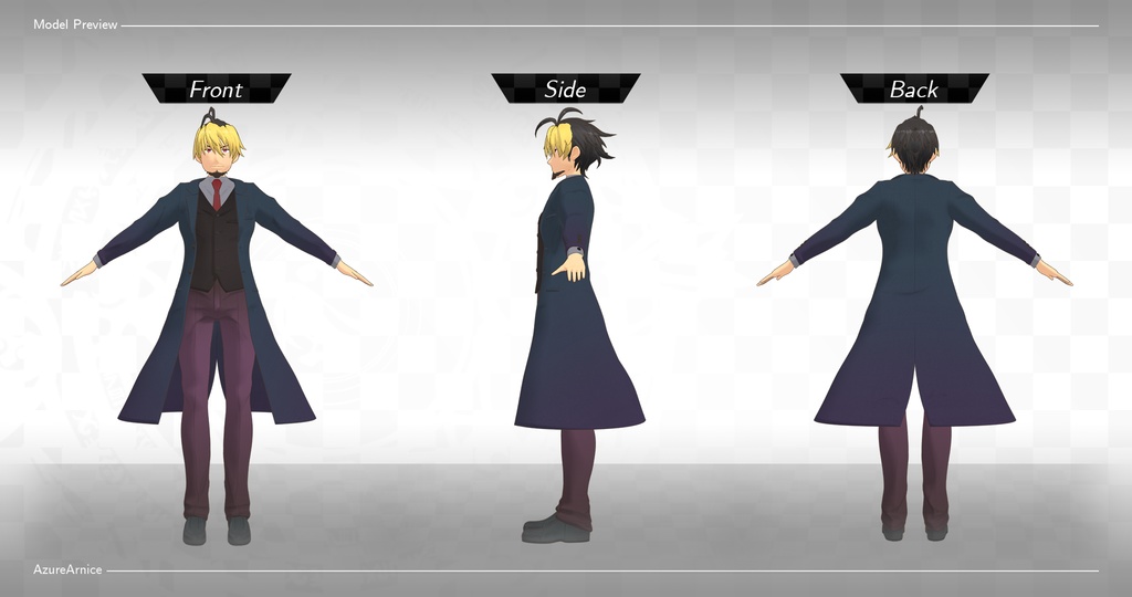 Highschool DxD - Azazel MMD Model