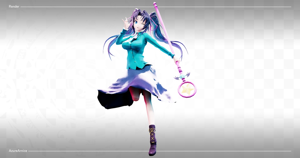 Highschool DxD - Serafall Leviathan MMD Model