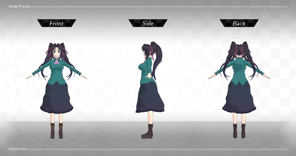 Highschool DxD - Serafall Leviathan MMD Model