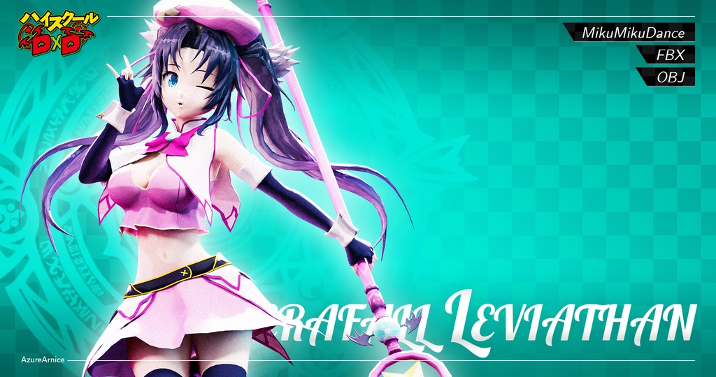 Highschool DxD - Serafall Leviathan MMD Model