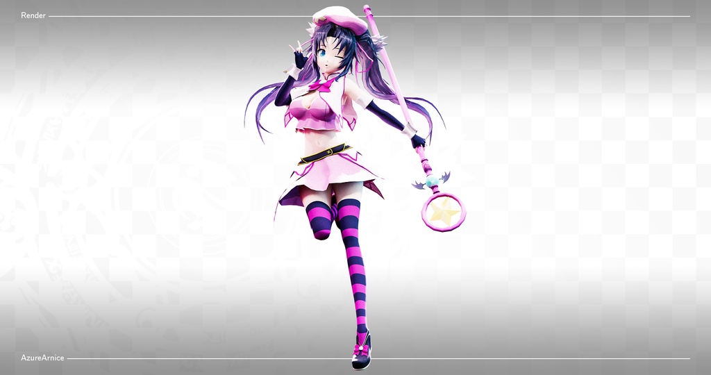 Highschool DxD - Serafall Leviathan MMD Model