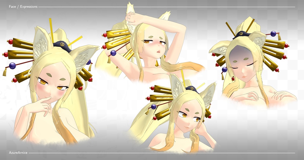 Highschool DxD - Yasaka MMD Model