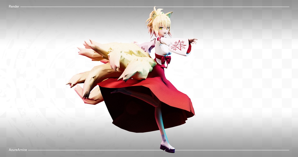 Highschool DxD - Kunou MMD Model