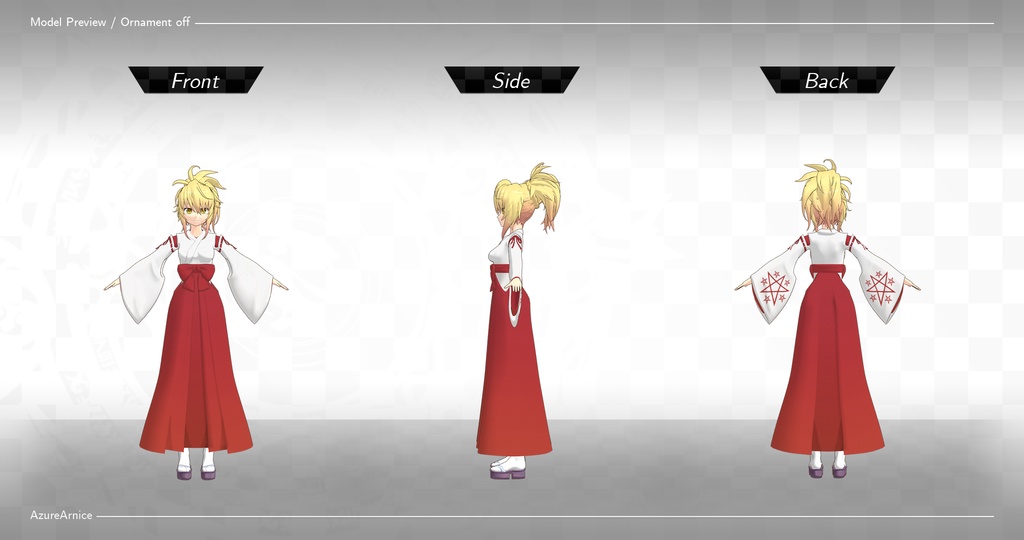 Highschool DxD - Kunou MMD Model