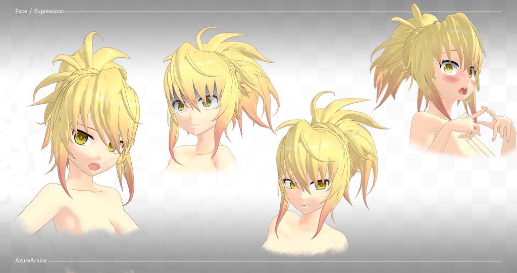 Highschool DxD - Kunou MMD Model