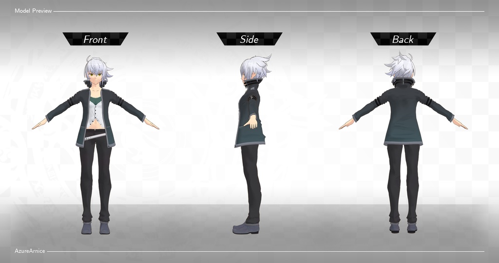 Highschool DxD - Vali Lucifer MMD Model