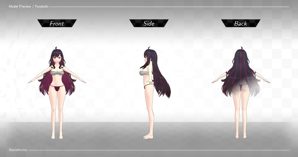 Highschool DxD - Zekka Miyamoto MMD Model