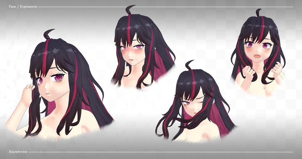 Highschool DxD - Zekka Miyamoto MMD Model