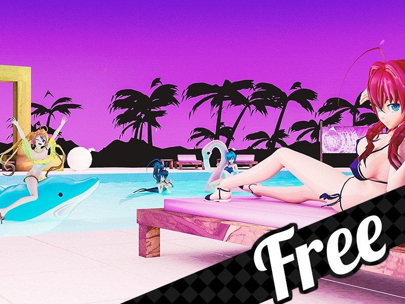 Highschool DxD - HERO Pool Stage MMD