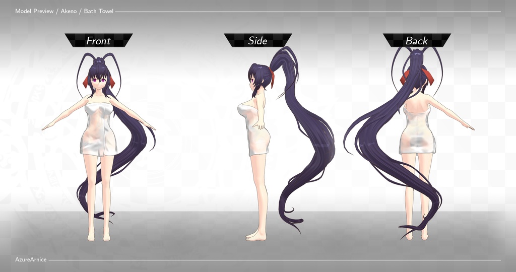 Highschool DxD - Bath Towels A - Additional Attire