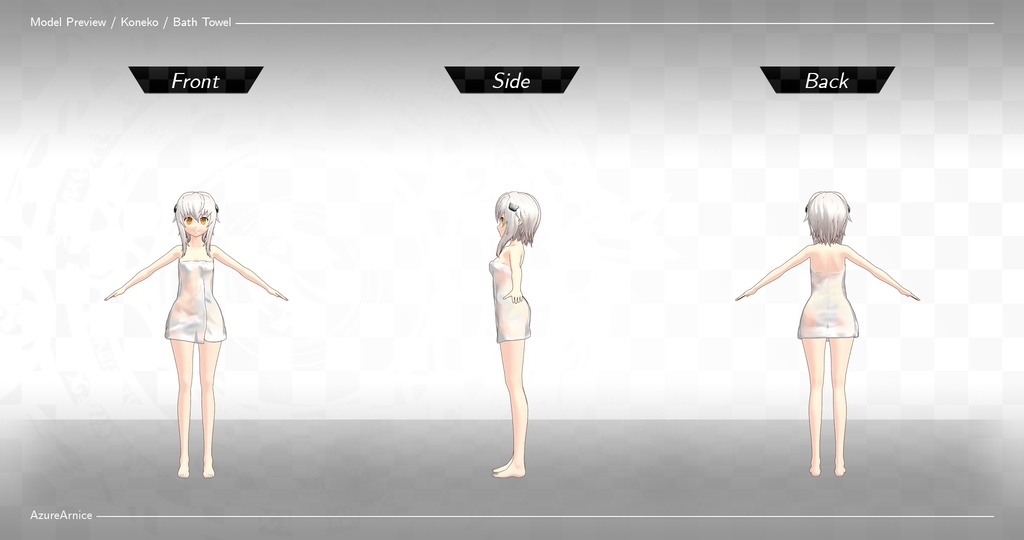 Highschool DxD - Bath Towels A - Additional Attire