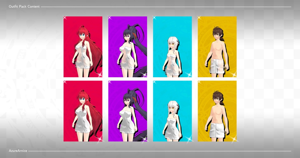 Highschool DxD - Bath Towels A - Additional Attire