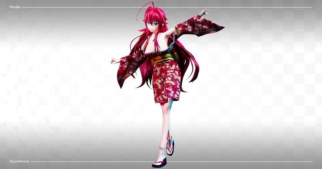 Highschool DxD - Kimonos - Additional Attire