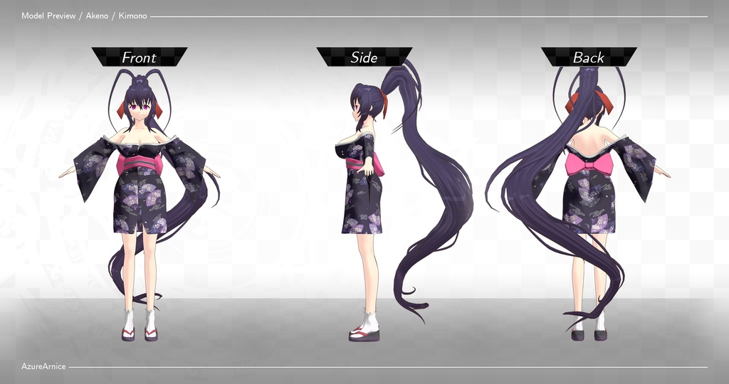 Highschool DxD - Kimonos - Additional Attire