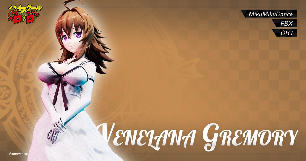 Highschool DxD - Venelana Gremory MMD Model