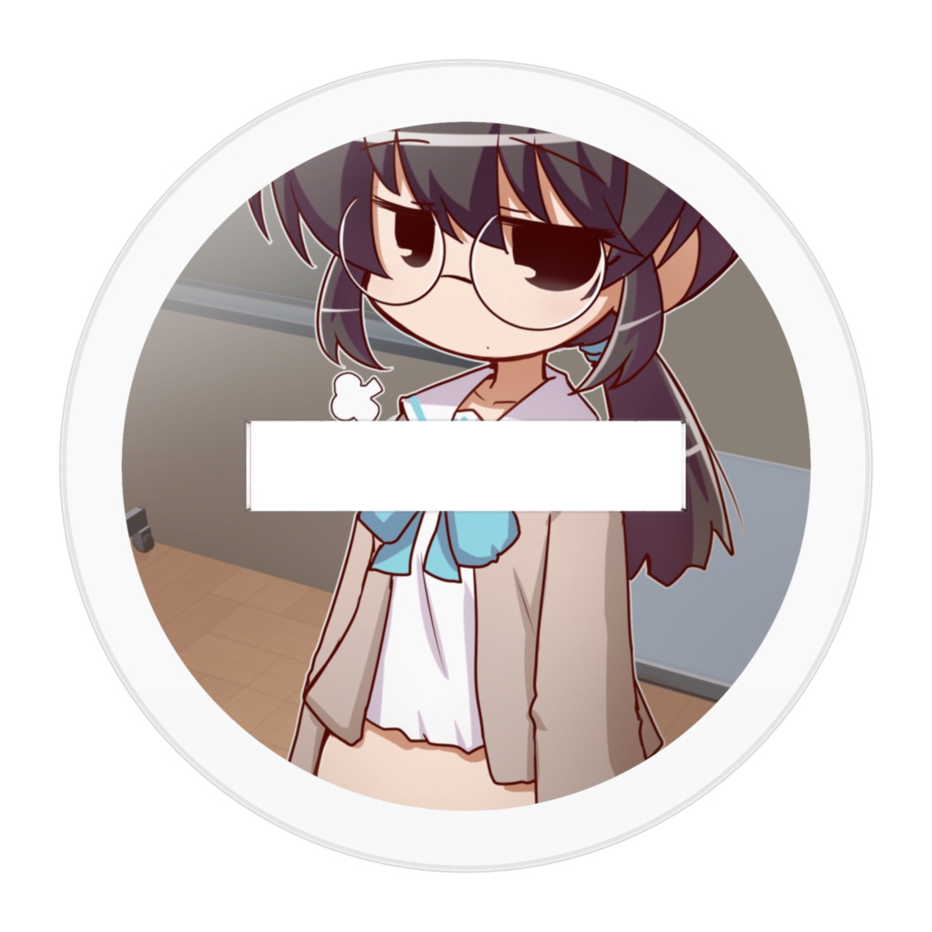 じと目まるめがねちゃんアクリルフィギュア