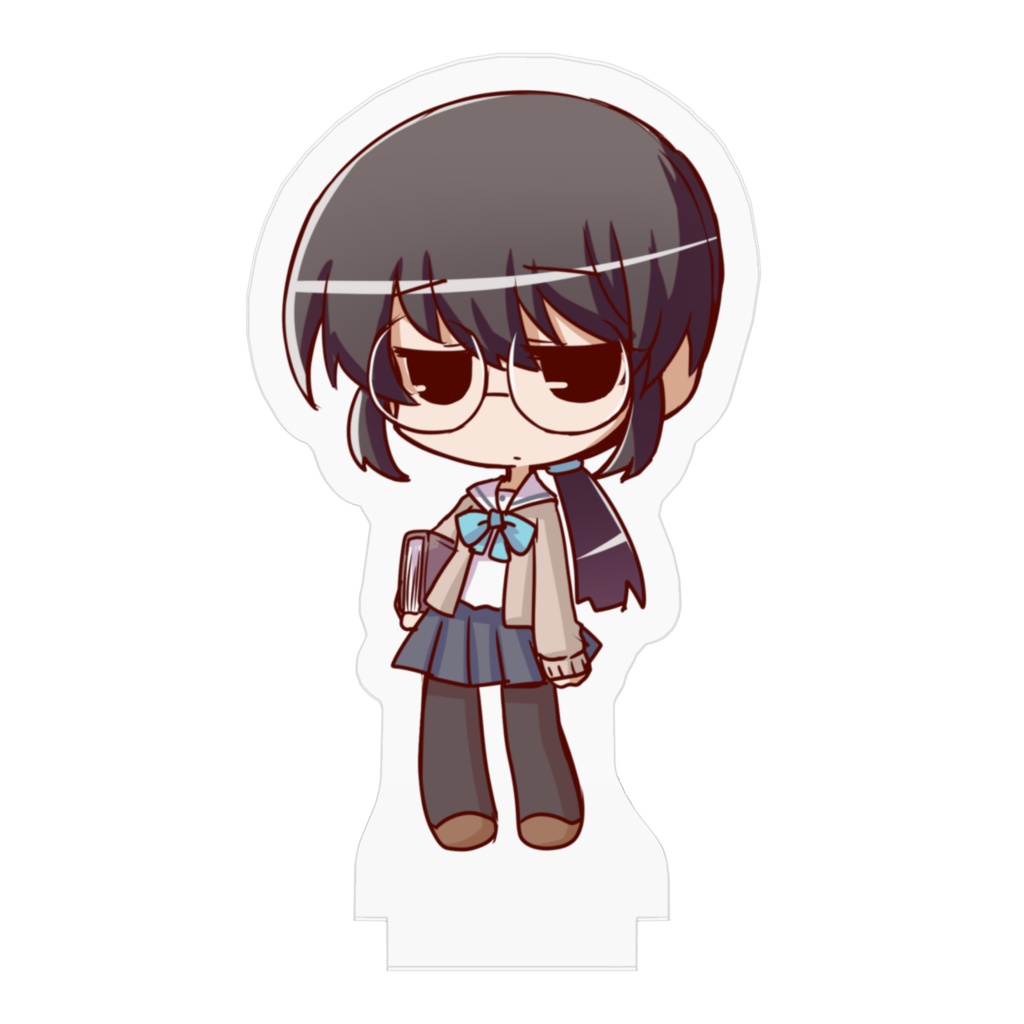 じと目まるめがねちゃんアクリルフィギュア
