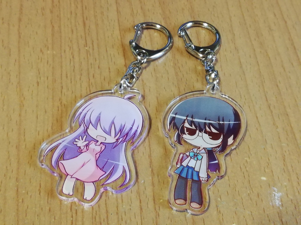 めかくれおねーさんアクリルキーホルダー