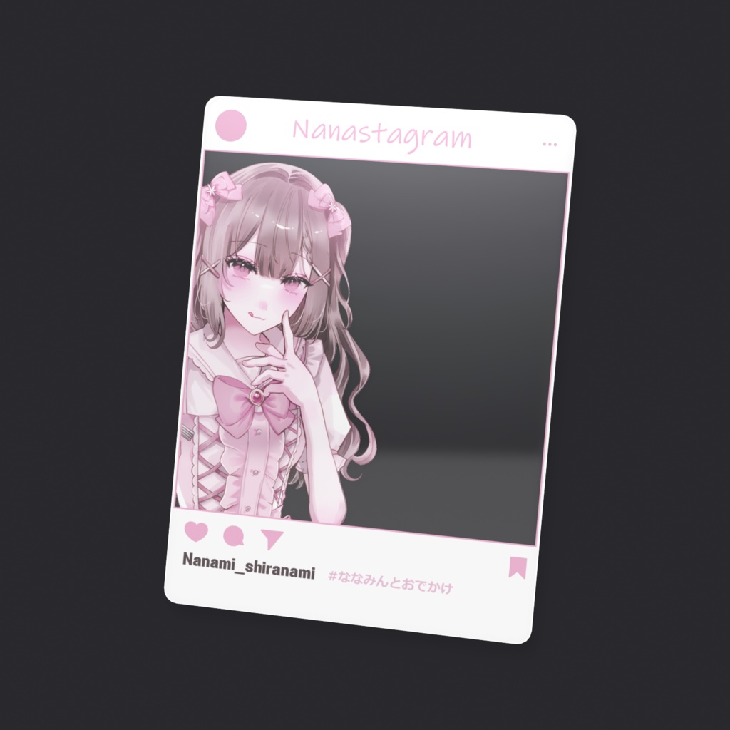2026年生誕 SNS風クリアカード