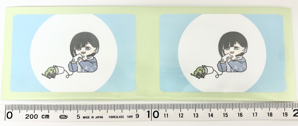 カラーカードステッカー(ラジオオリジナル絵柄)