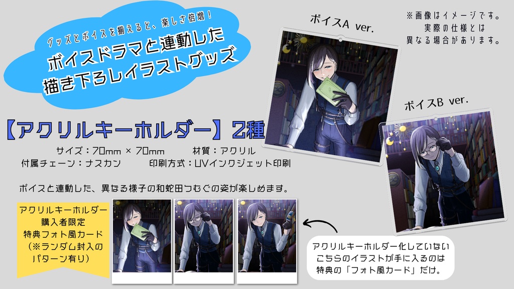 和蛇田つむぐ三周年記念ボイス&グッズフルセット