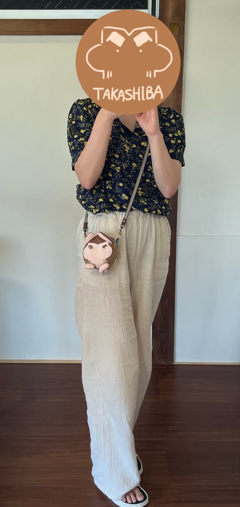 丸いー!ポーチ(たか柴①)