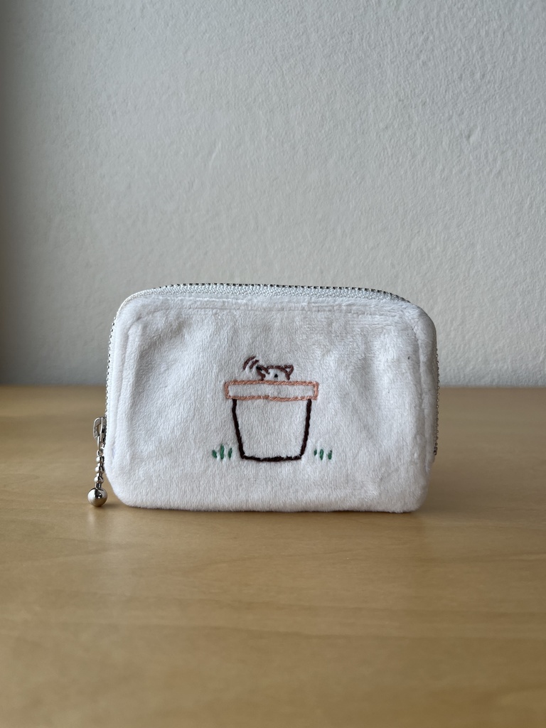 [訳あり品]　カード入れ【白】